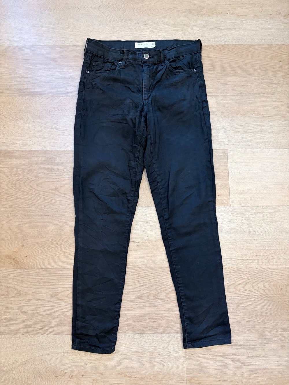 Topshop Leigh Black Skinny Jeans – Women’s W28/L30